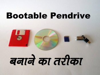how to create bootable pen drive