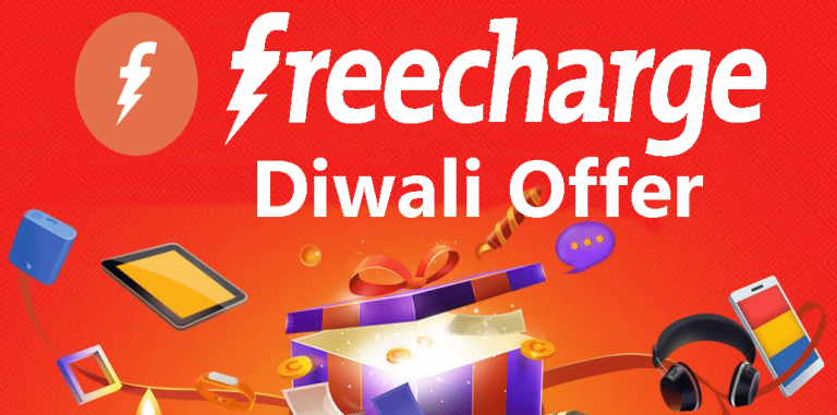 Freecharge Diwali offer 100% to 400% cash back and much more