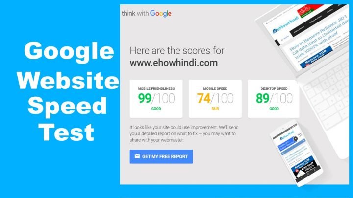 Google Insights Website Page Speed Test Tool