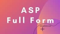 ASP का Full Form क्या है? 8 ASP-Full-Form