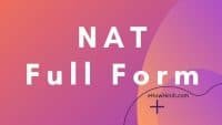 NAT का Full Form 5 NAT-Full-Form